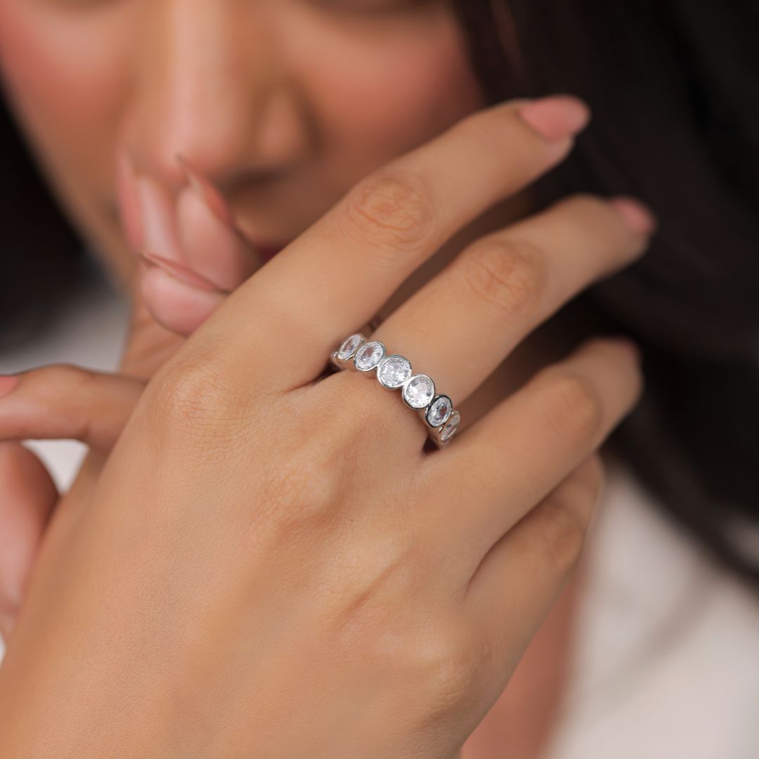 elegant 925 sterling silver ring women online India