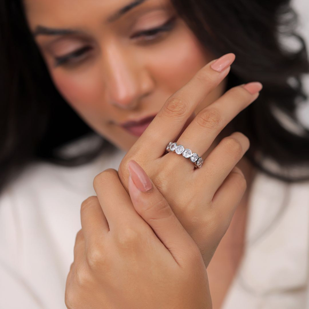 elegant 925 sterling silver ring women online India