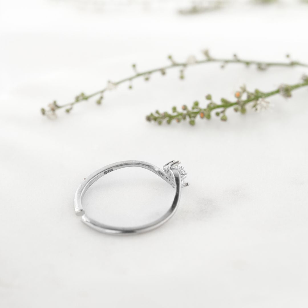 handcrafted 925 silver ring India at best price