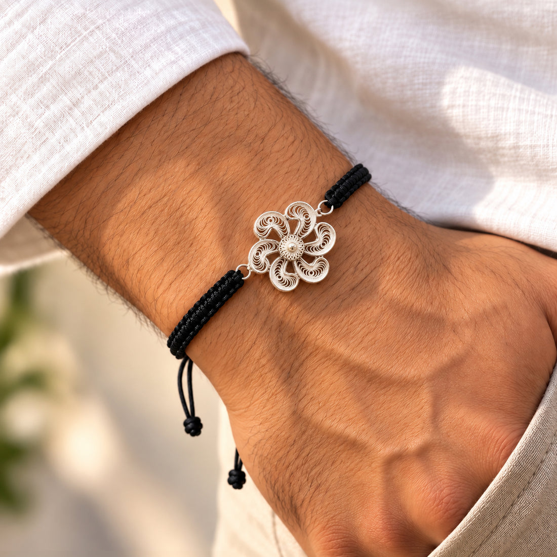 Lahar Silver Tarakashi Bracelet
