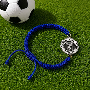 Manchester United Silver Thread Bracelet