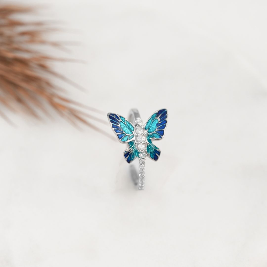 minimal 925 sterling silver ring for women India