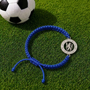 Chelsea FC Silver Thread Bracelet