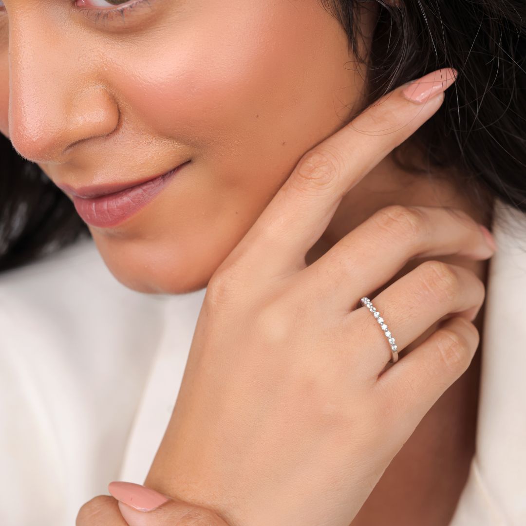 hallmarked 925 sterling silver ring India women