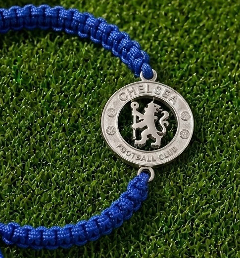 Chelsea FC Silver Thread Bracelet