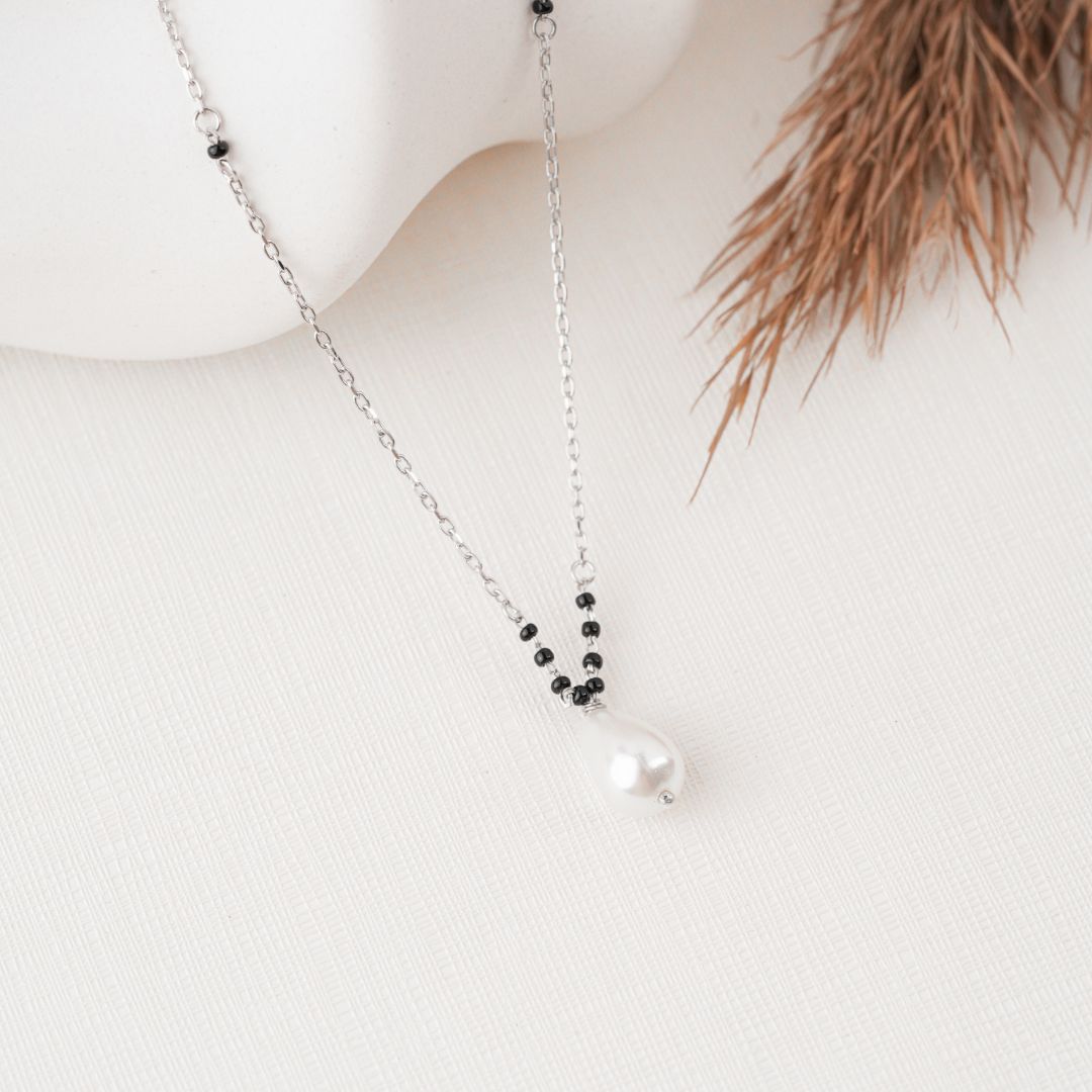 925 sterling silver minimal pendant mangalsutra women India