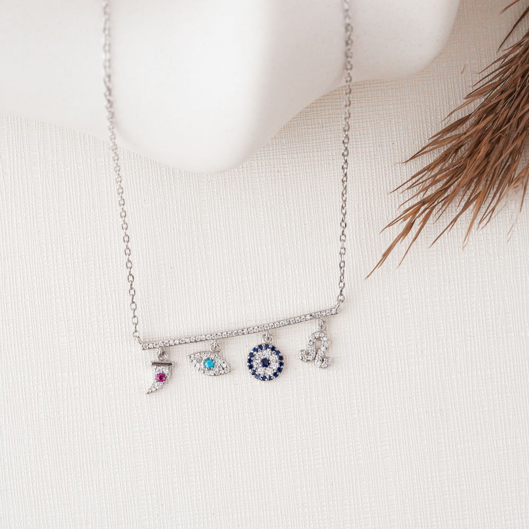 minimal 925 sterling silver pendant necklace women India
