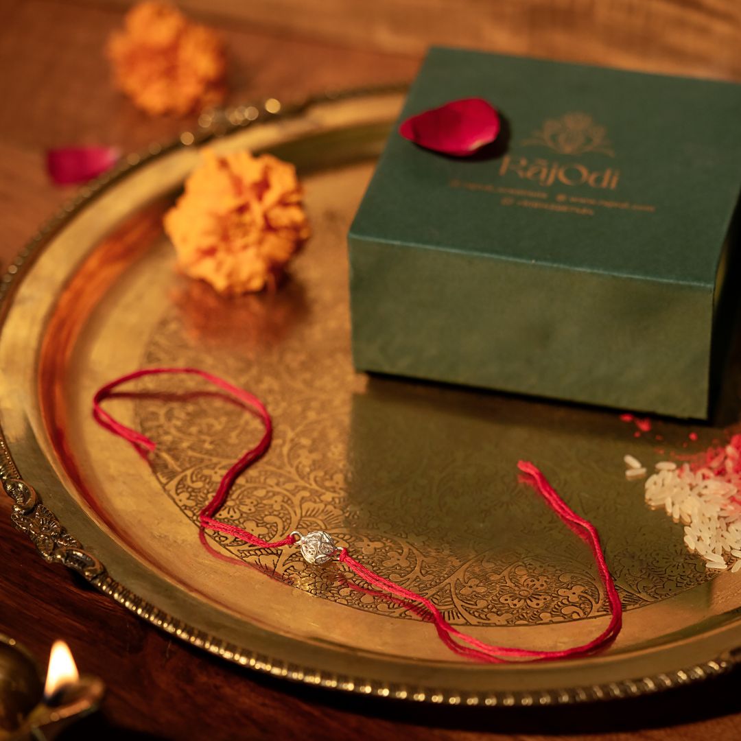The Minimal Silver Rakhi