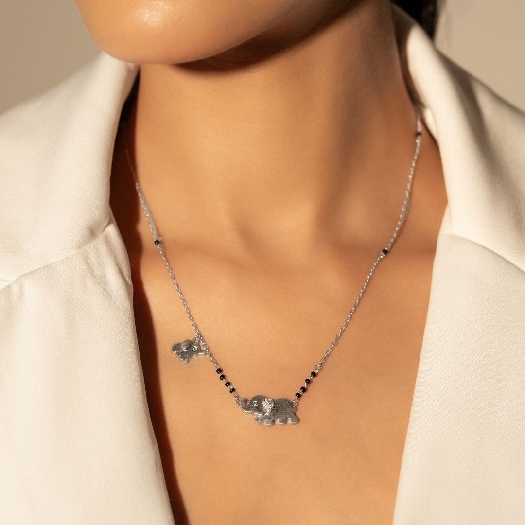 Elephant Duo Mangalsutra