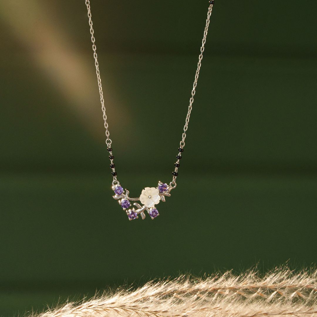 Velora Violet Petal Mangalsutra