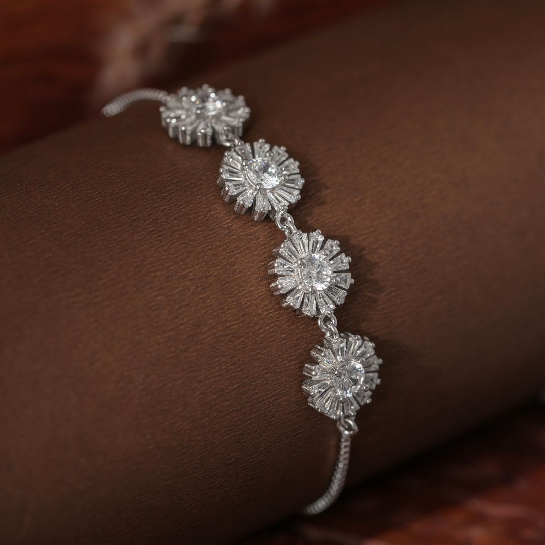 lightweight 925 silver bracelet women daily wear India