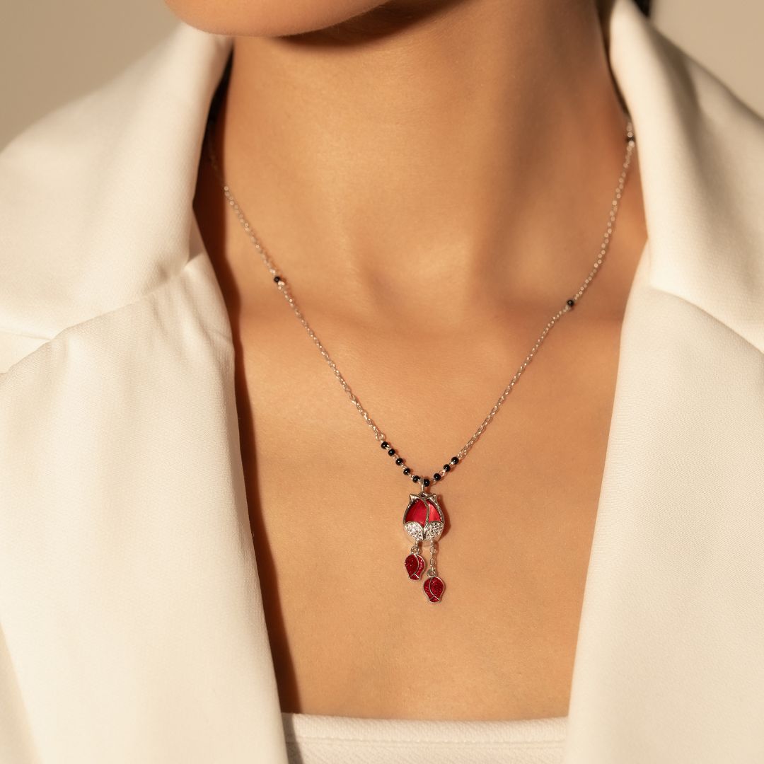 Zareen Ruby Drop Mangalsutra