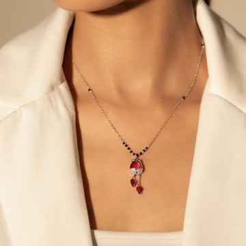 Zareen Ruby Drop Mangalsutra