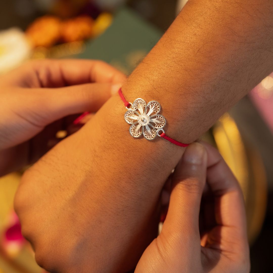 Classic Floral Rakhi