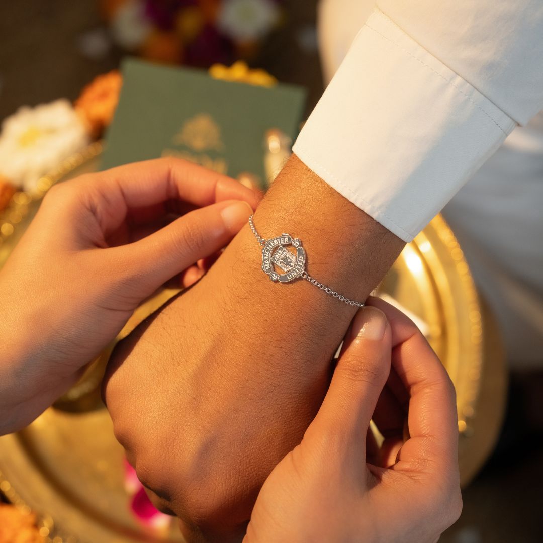 Manchester United Silver Bracelet