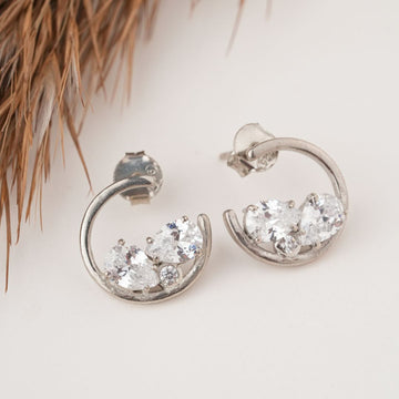 elegant 925 sterling silver earrings women online India