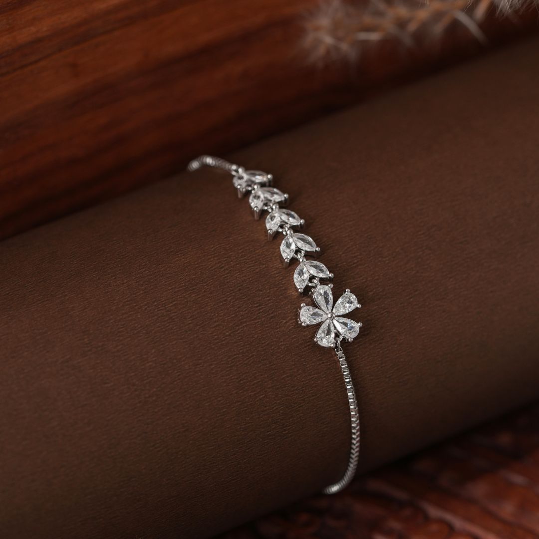 handcrafted 925 silver bracelet India at best price