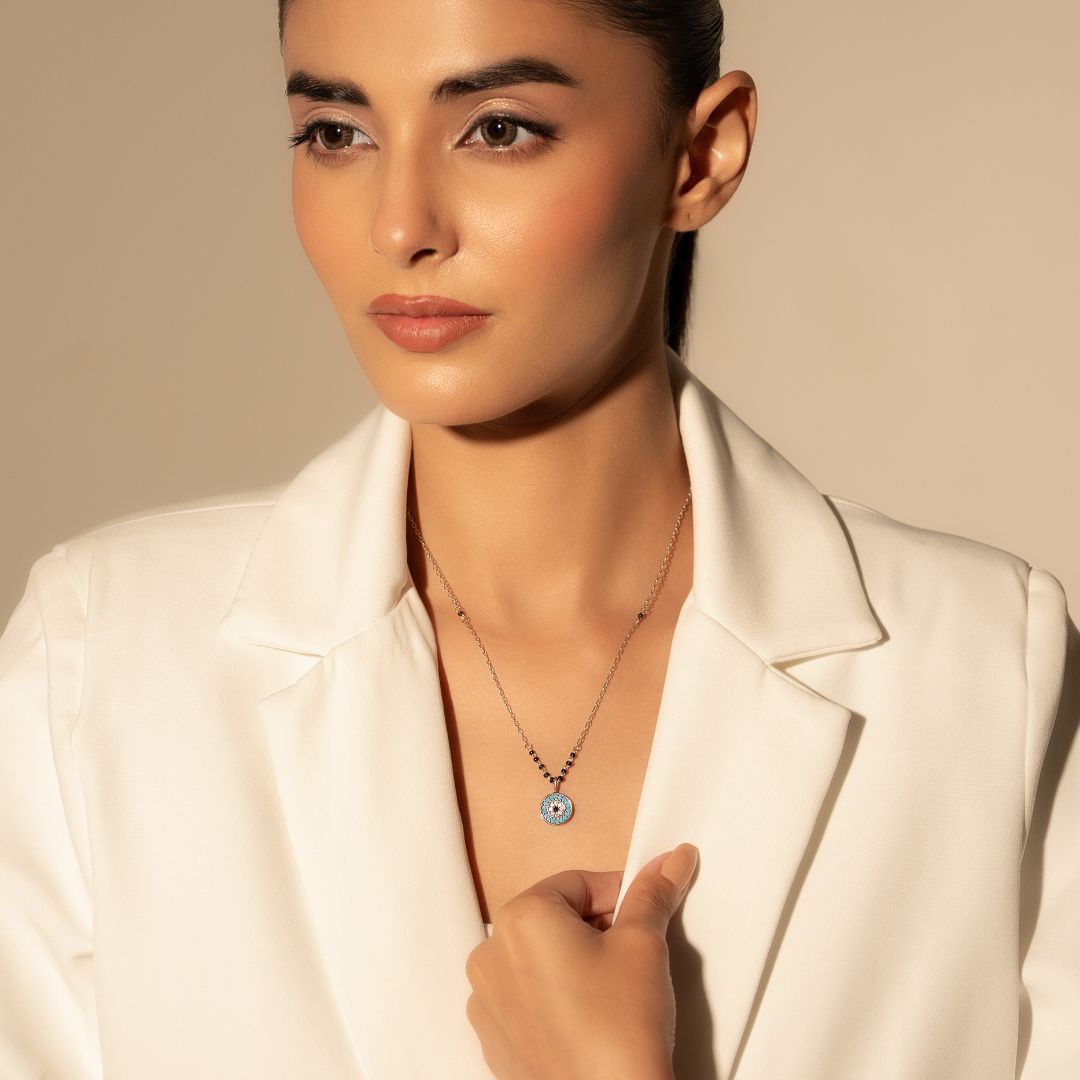 Evil Eye Circle Mangalsutra