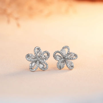 925 silver stud earrings for women India