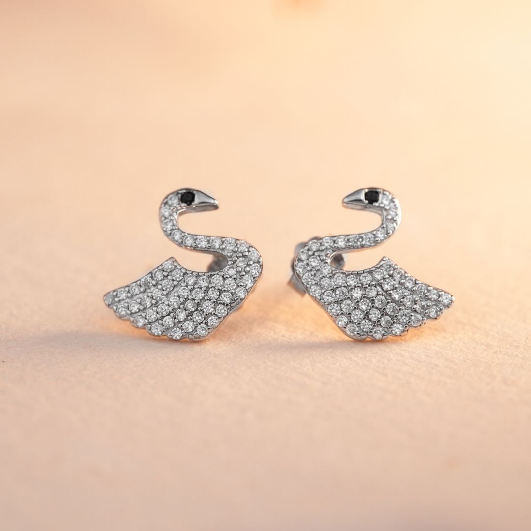handcrafted 925 silver earrings India at best price