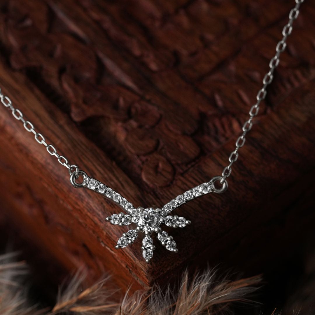 daily wear 925 silver pendant with chain women India