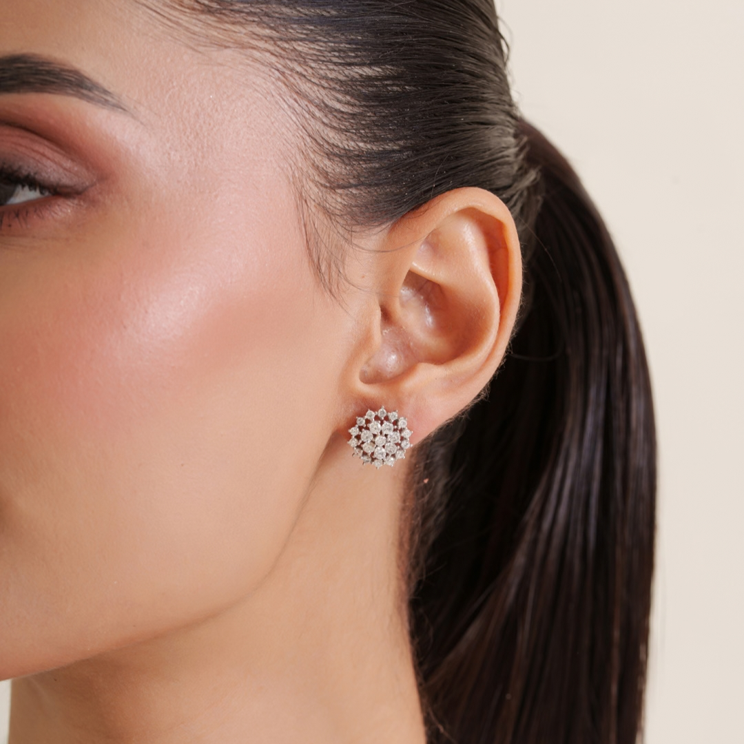 Seraphine Crystal Bloom Studs