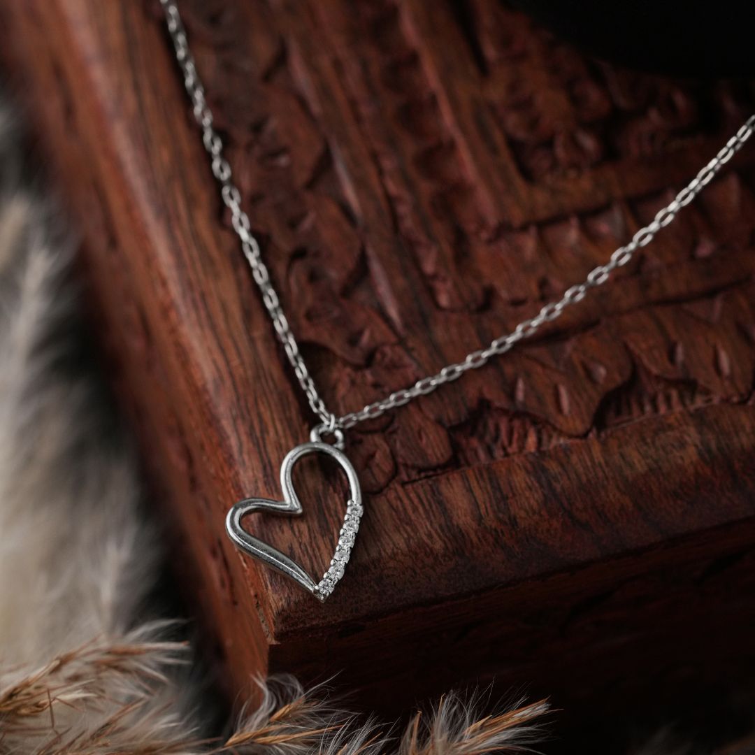 elegant 925 sterling silver pendant necklace India
