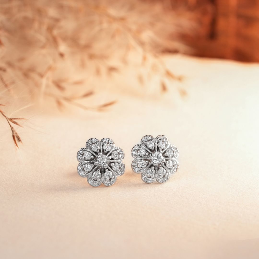 hallmarked 925 sterling silver earrings India women