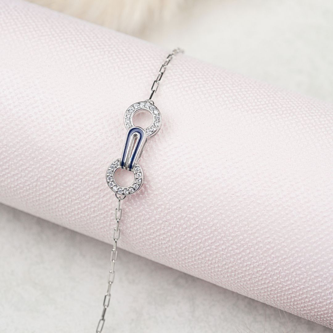 handcrafted 925 silver bracelet India at best price