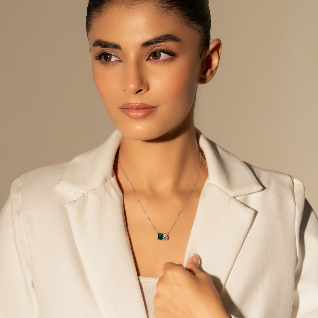 Aurelia Duo Charm Pendant With Chain