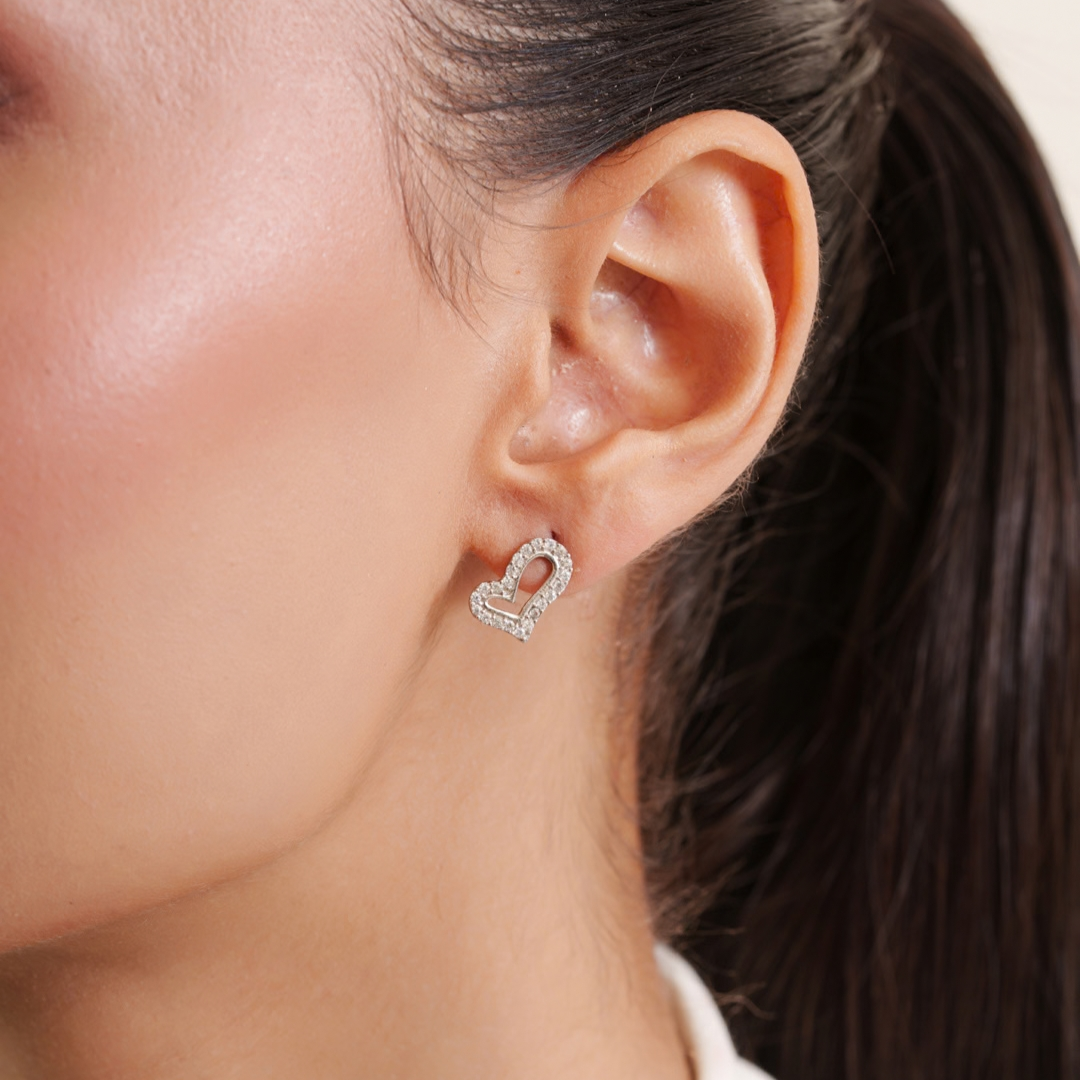 Heart Aura Studs