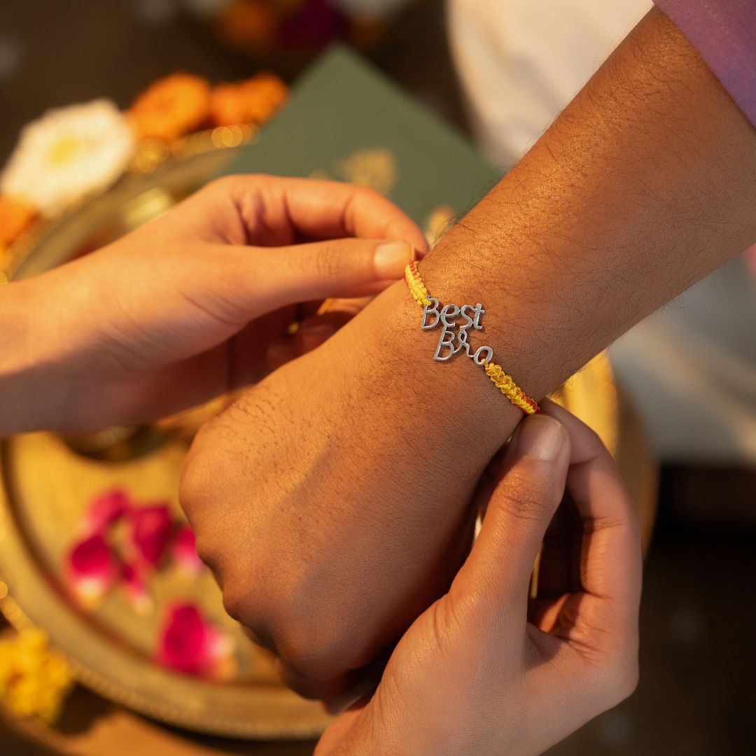 Best Bro Silver Rakhi