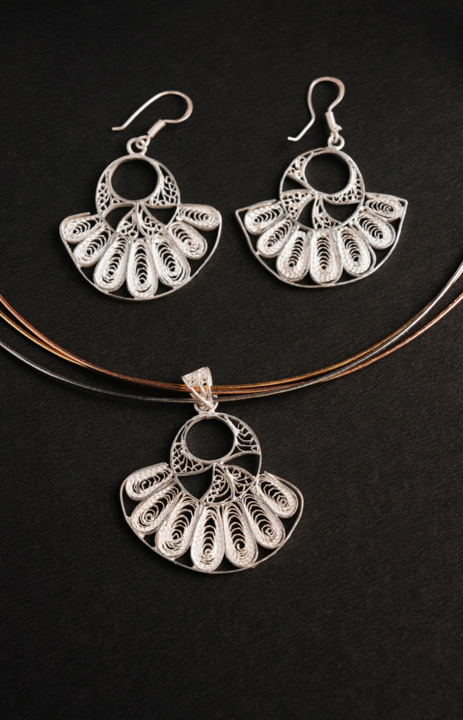 Aurora Fan Filigree Set