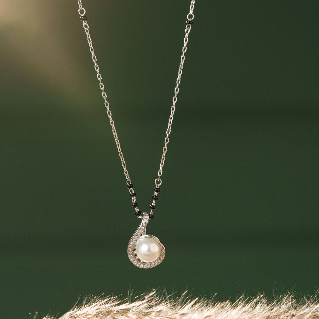 White Pearl Mangalsutra