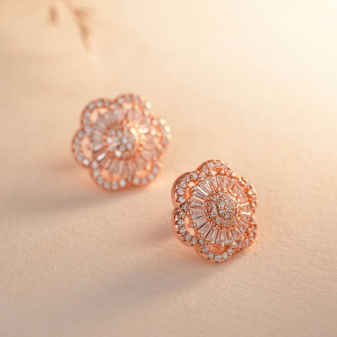 Rosette Glow Studs