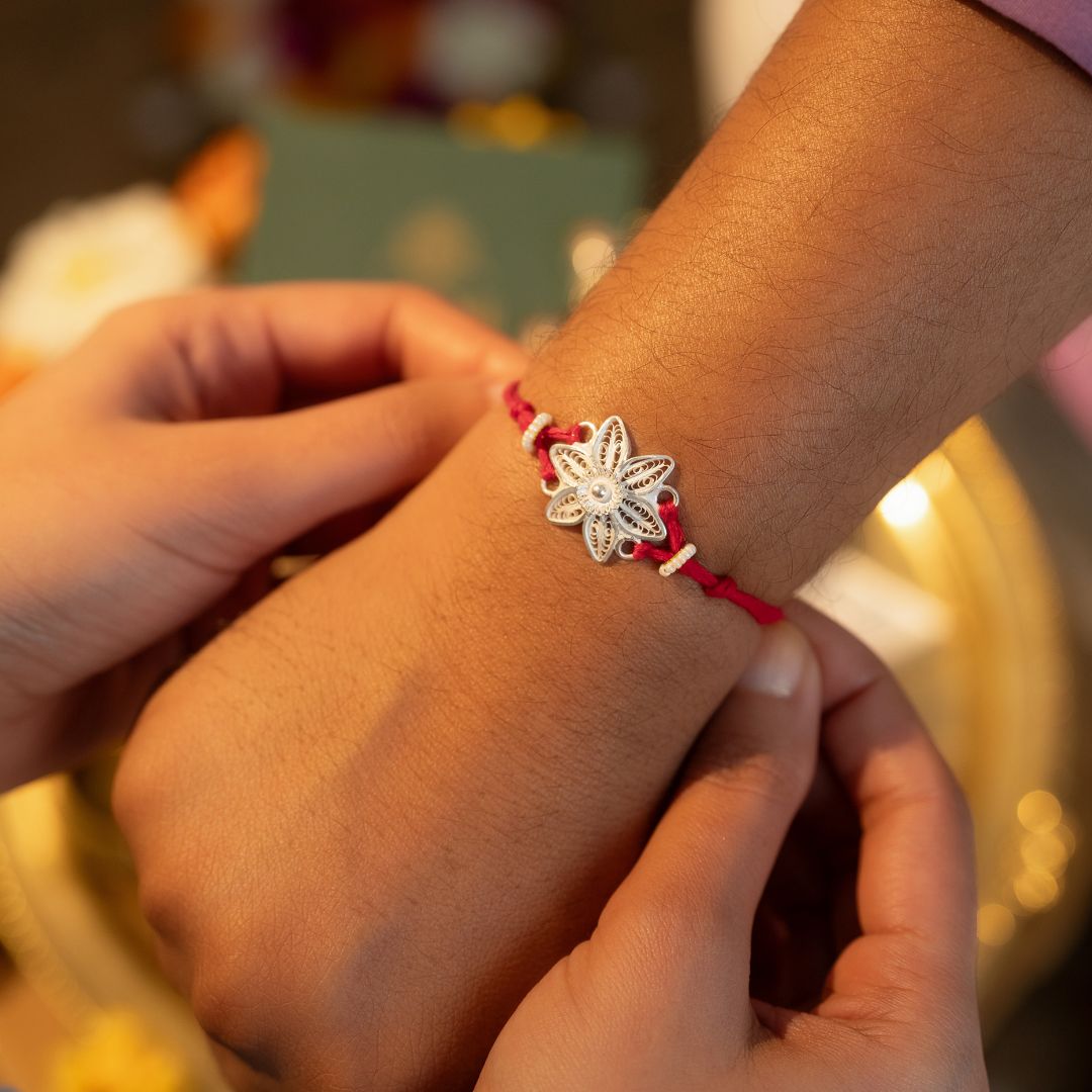 Dhruv Silver Rakhi