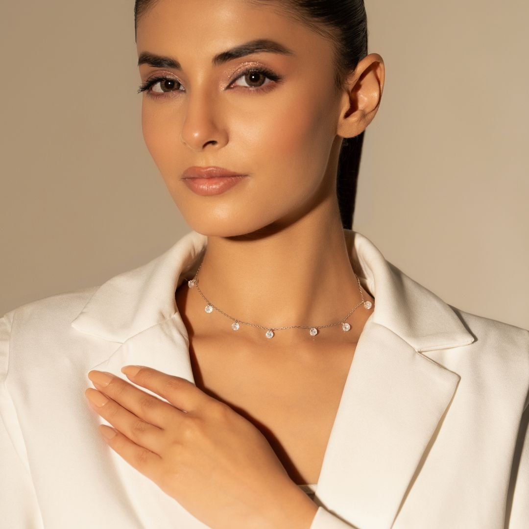 Spark Chain Pendant With Chain
