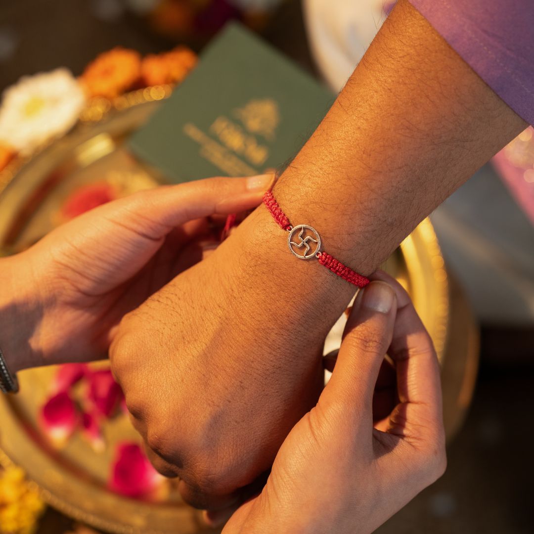 Sacred Swastik Thread Rakhi