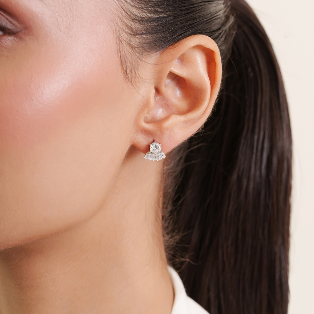 Spark Fan Silver Studs