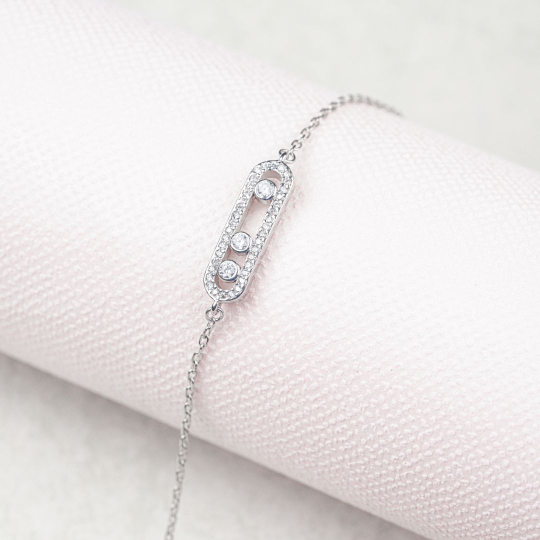 minimal 925 sterling silver bracelet for women India