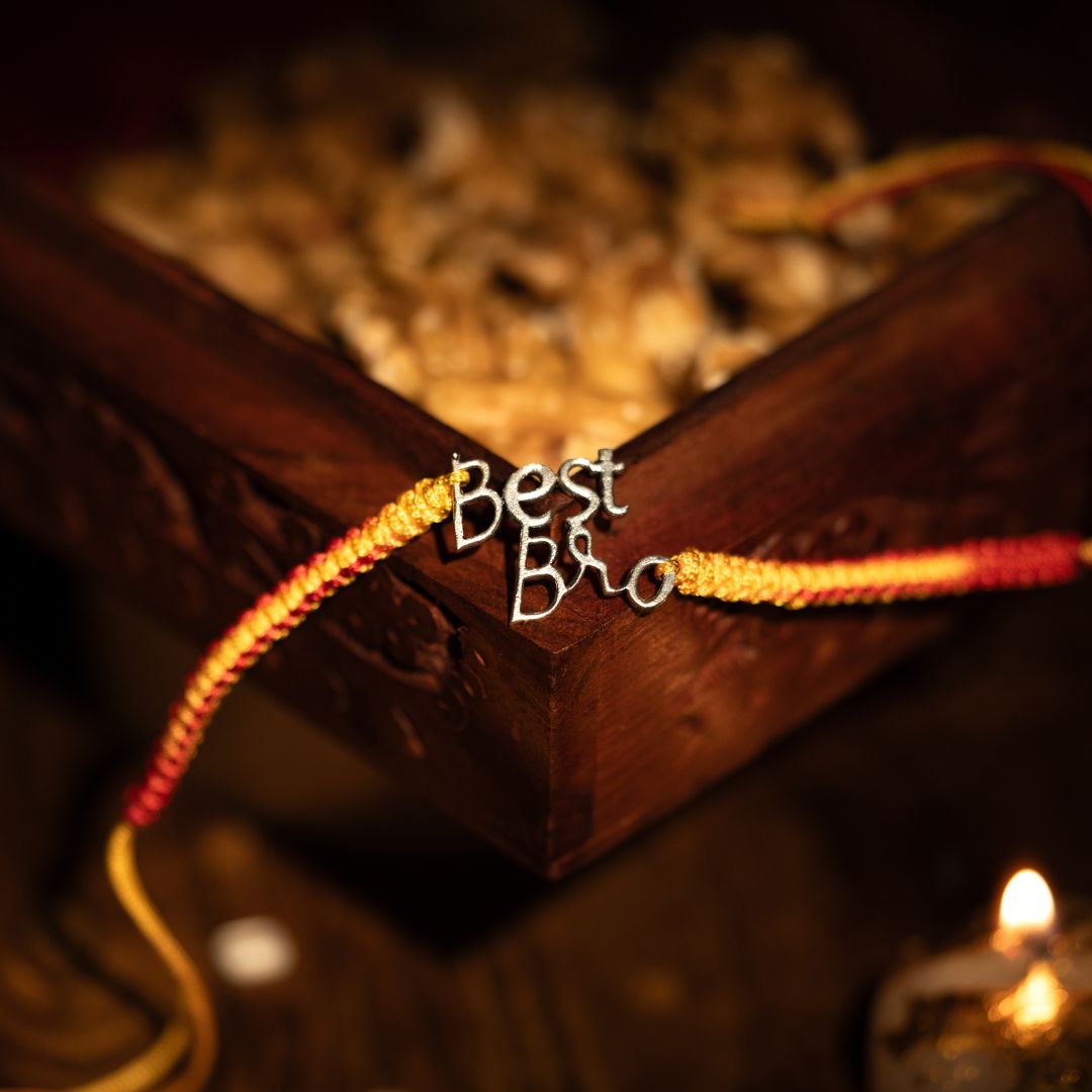 Best Bro Silver Rakhi