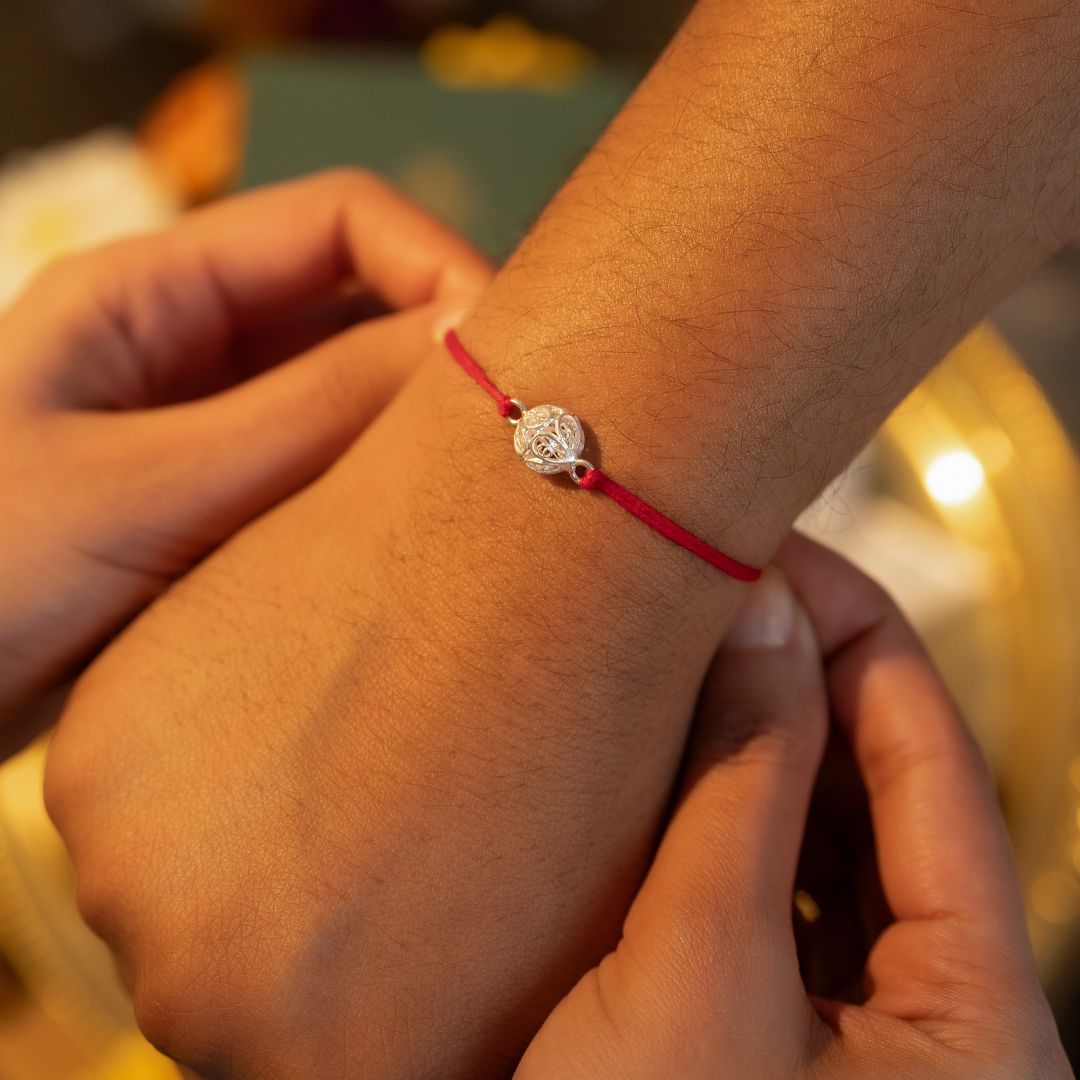 The Minimal Silver Rakhi