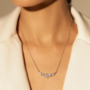 Floral Trail Pendant With Chain