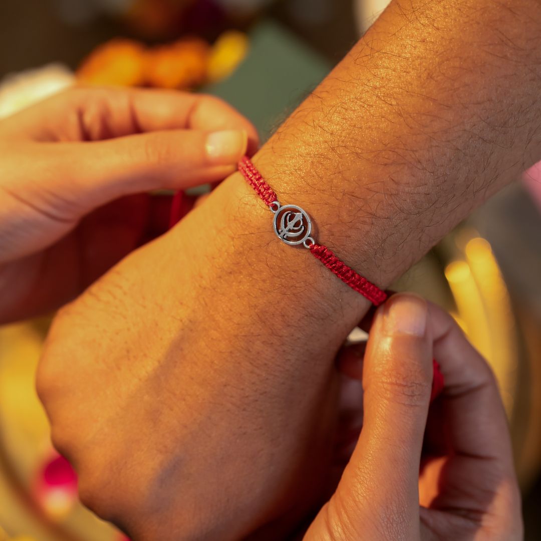Khalsa Silver Rakhi