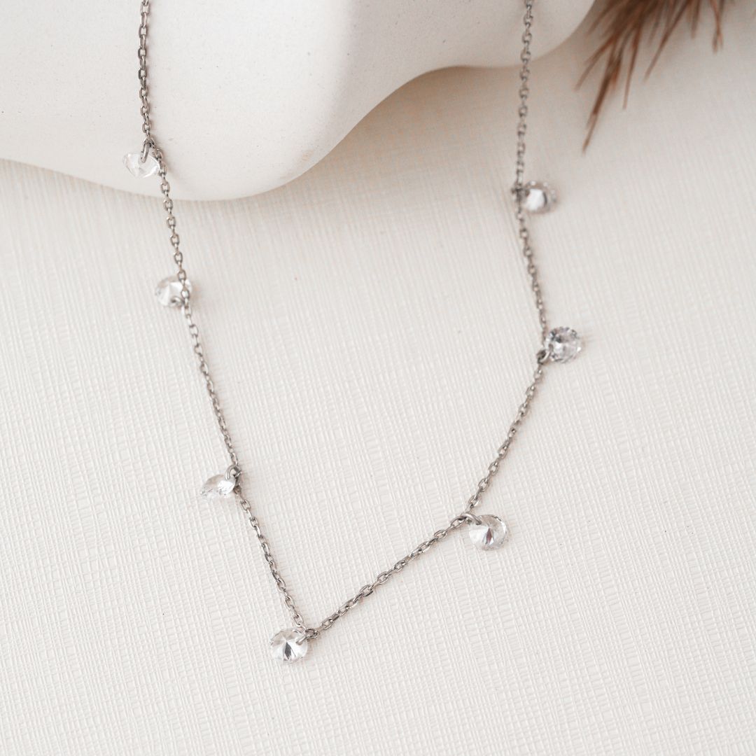 minimal 925 sterling silver pendant necklace women India