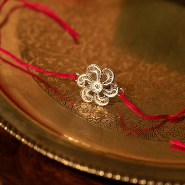 Lahar Silver Tarakashi Rakhi