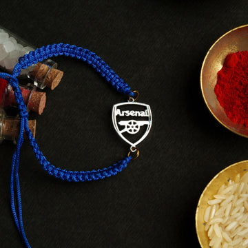 Arsenal FC Silver Rakhi