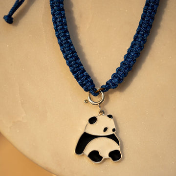 Panda Silver Kids Rakhi
