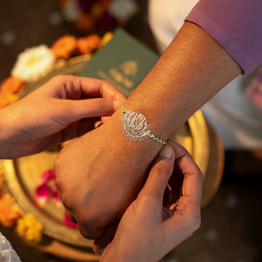 Ram Sharan Silver Rakhi
