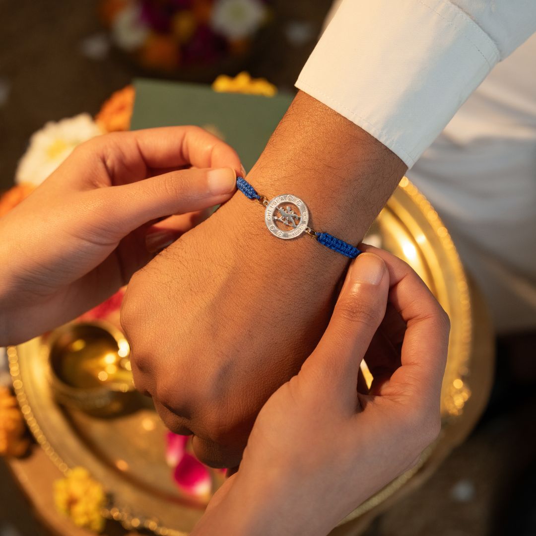 Chelsea FC Silver Rakhi